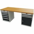 Garant Workbench with 6 Drawer Cabinet and Hinged Door Cabinet U92000 CABINET